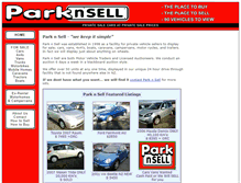 Tablet Screenshot of parknsell.co.nz